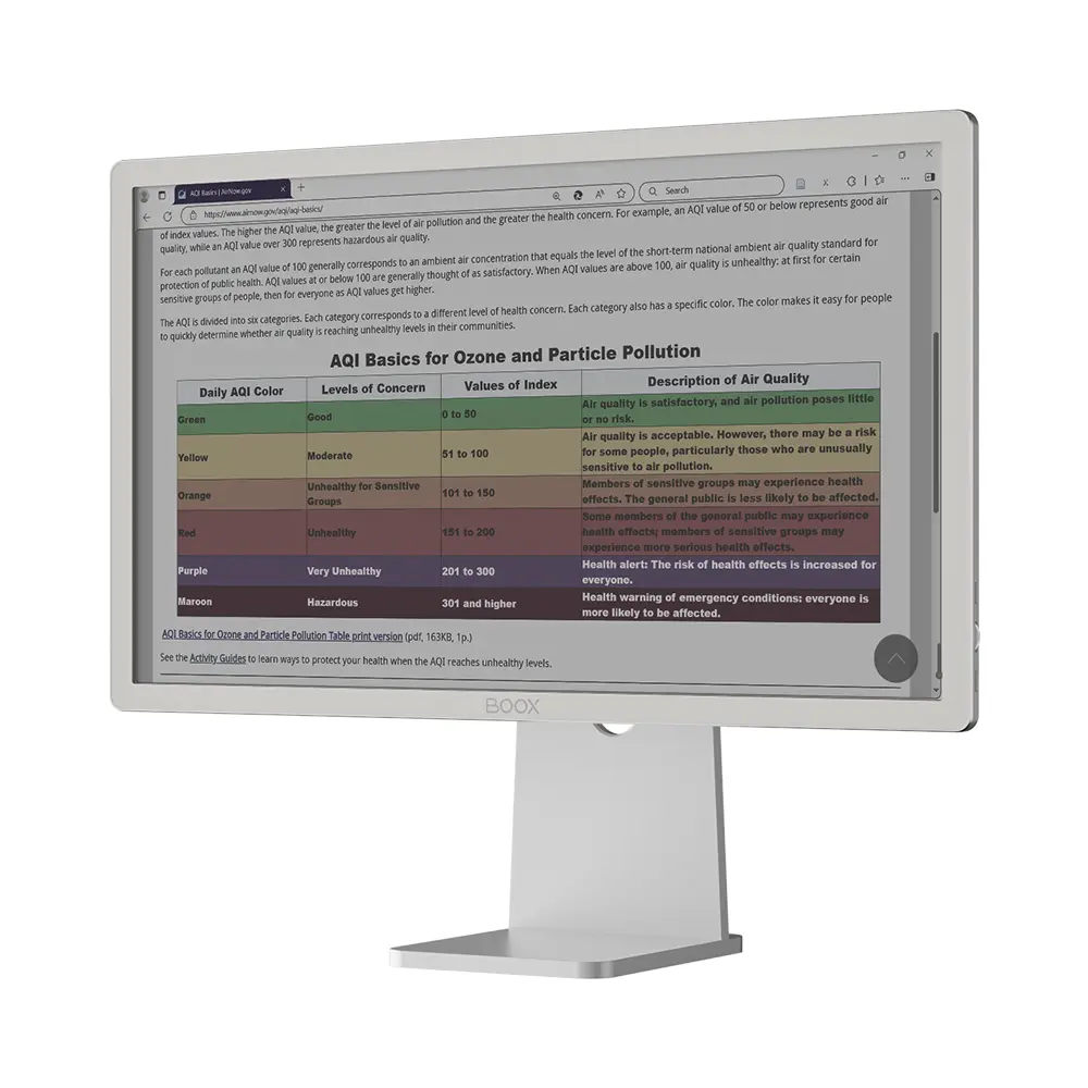  BOOX 25.3" Mira Pro Eink Monitor (Color Version)